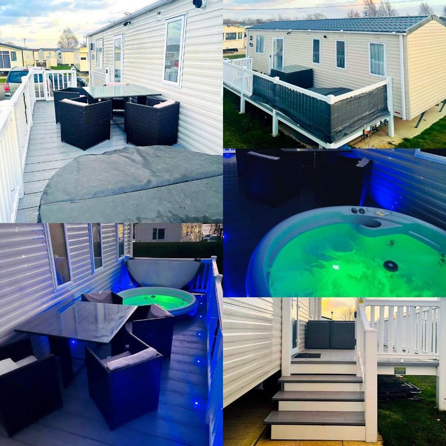 The Sunflower Luxury Caravan At Tattersall Lakes Tattershall Exterior foto